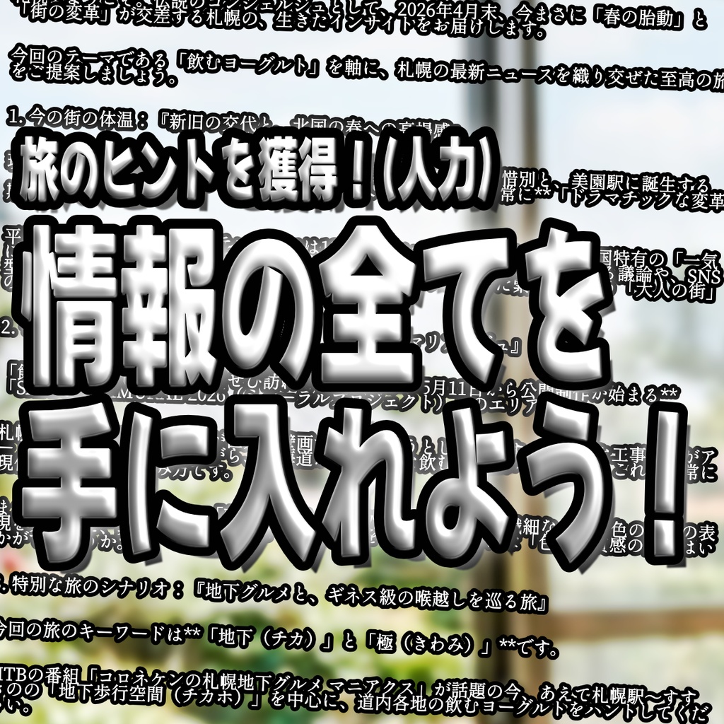 旅行行く前に調べるくん Ver 1.0 ~ やっぱり自分で調べた方が早いかも