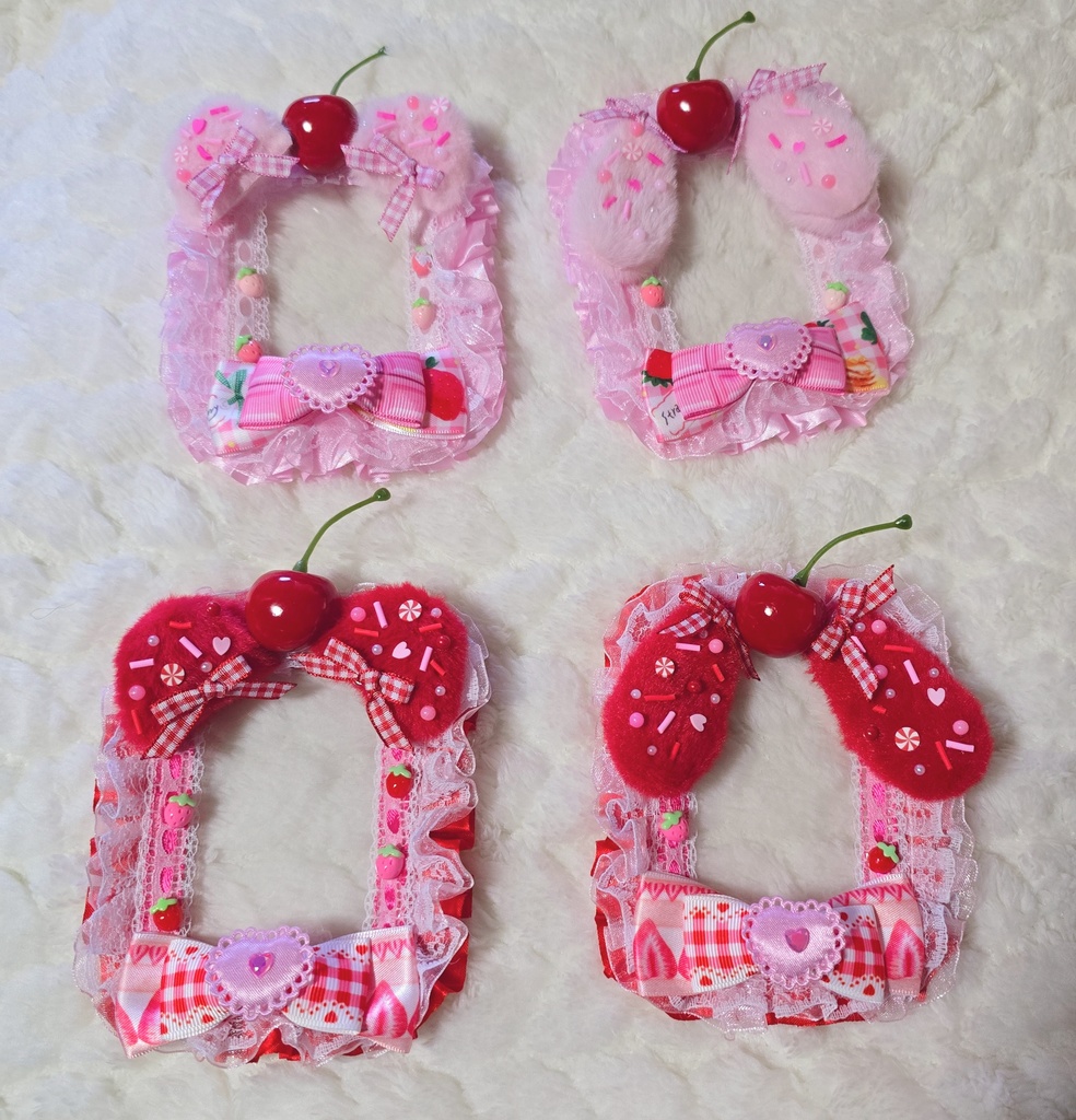 硬質ケース レースデコ Strawberry🍓SweetS🍰