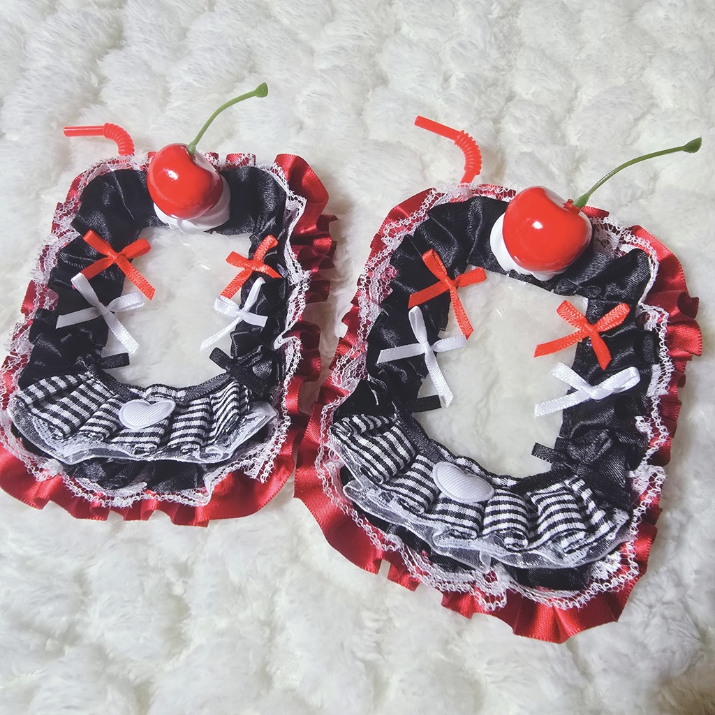 硬質ケース レースデコ ホイップデコ アメリカンダークダイナー❤️‍🩹🖤
