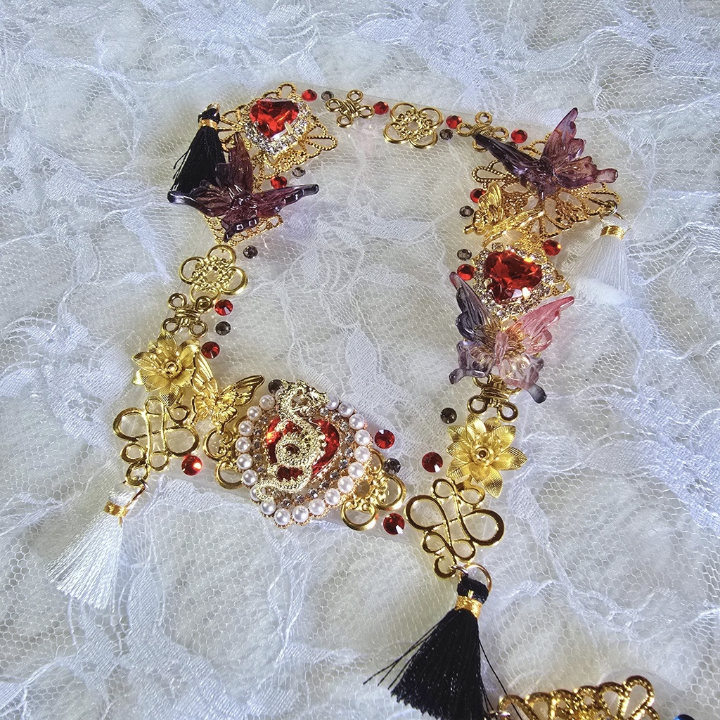 硬質ケース パーツデコ 戯蝴蝶