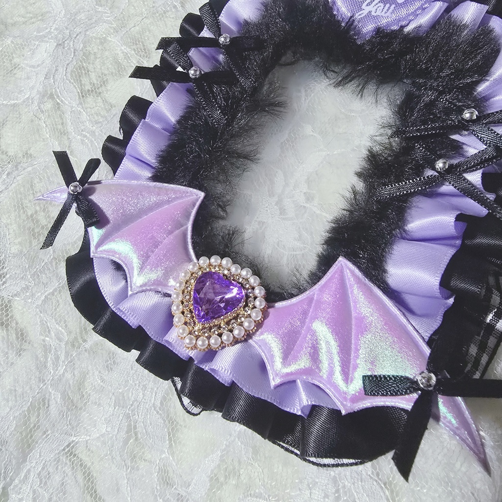 硬質ケース レースデコ 黒うさちゃん🖤..ꪔ̤