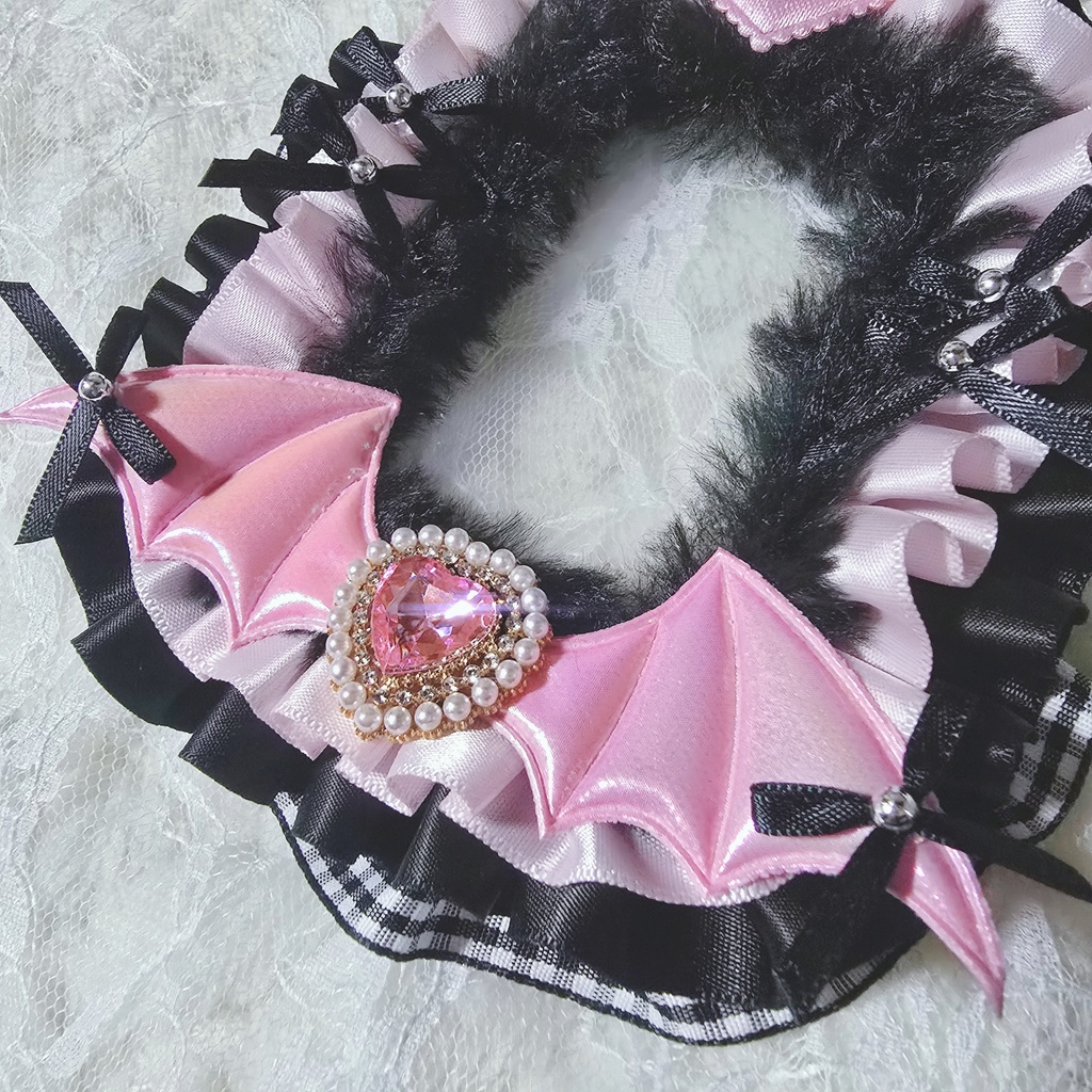 硬質ケース レースデコ 黒うさちゃん🖤..ꪔ̤