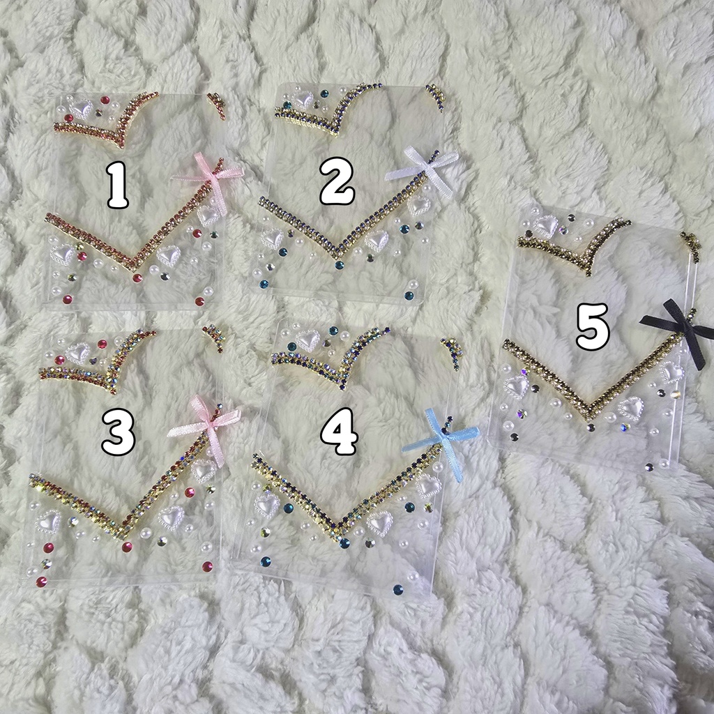 硬質ケース トレカサイズ きらきらハート❤︎*. ゜