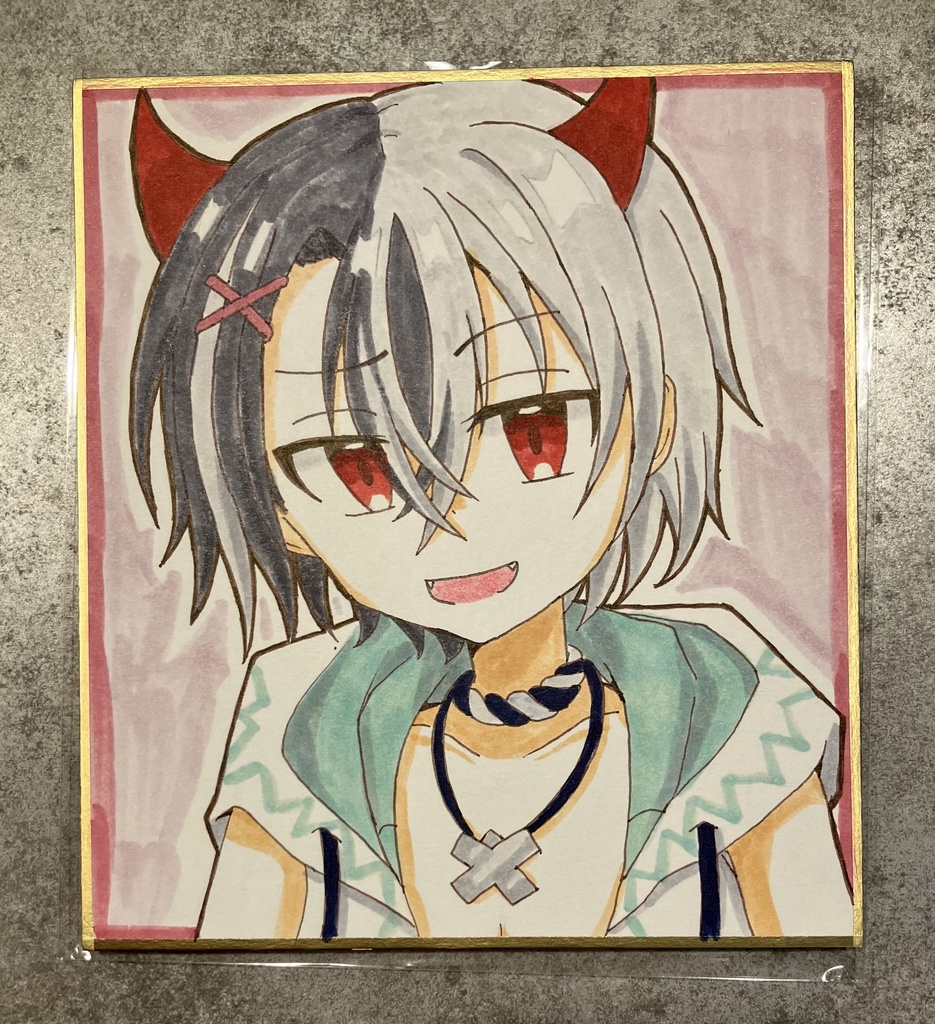 カリザ　色紙