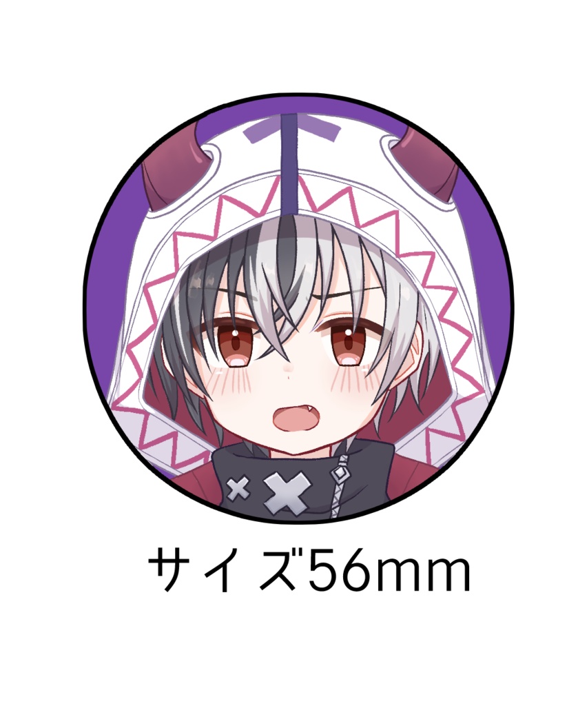 カリザきゅんぷに缶バッジ