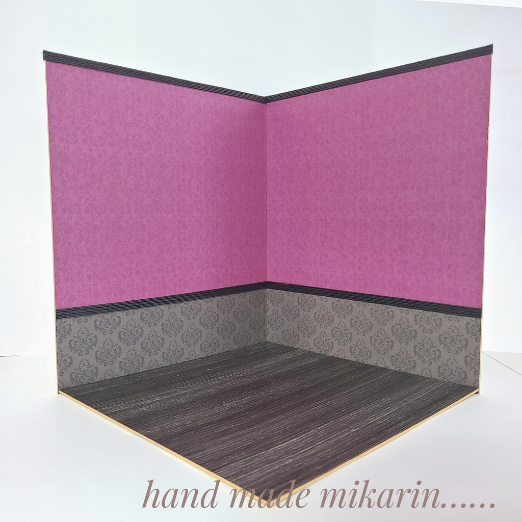 【送料込】背景撮影ボード(ゴシック)【ドールハウス】