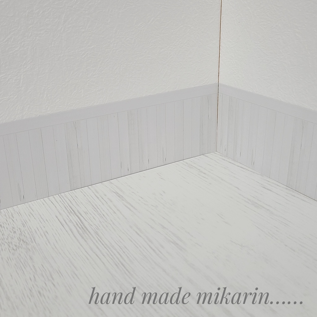 【送料込】背景撮影ボード(ホワイト①)【ドールハウス】