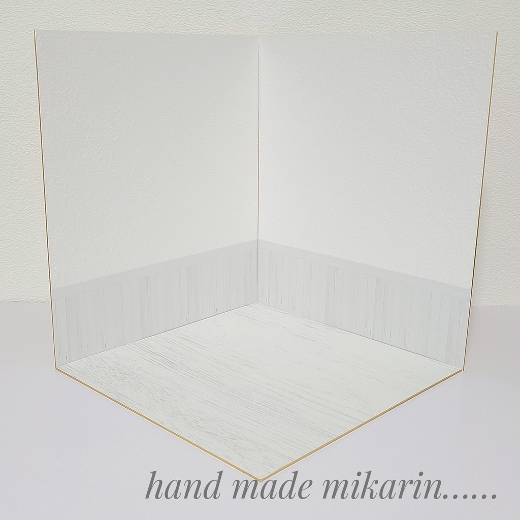 【送料込】背景撮影ボード(ホワイト①)【ドールハウス】