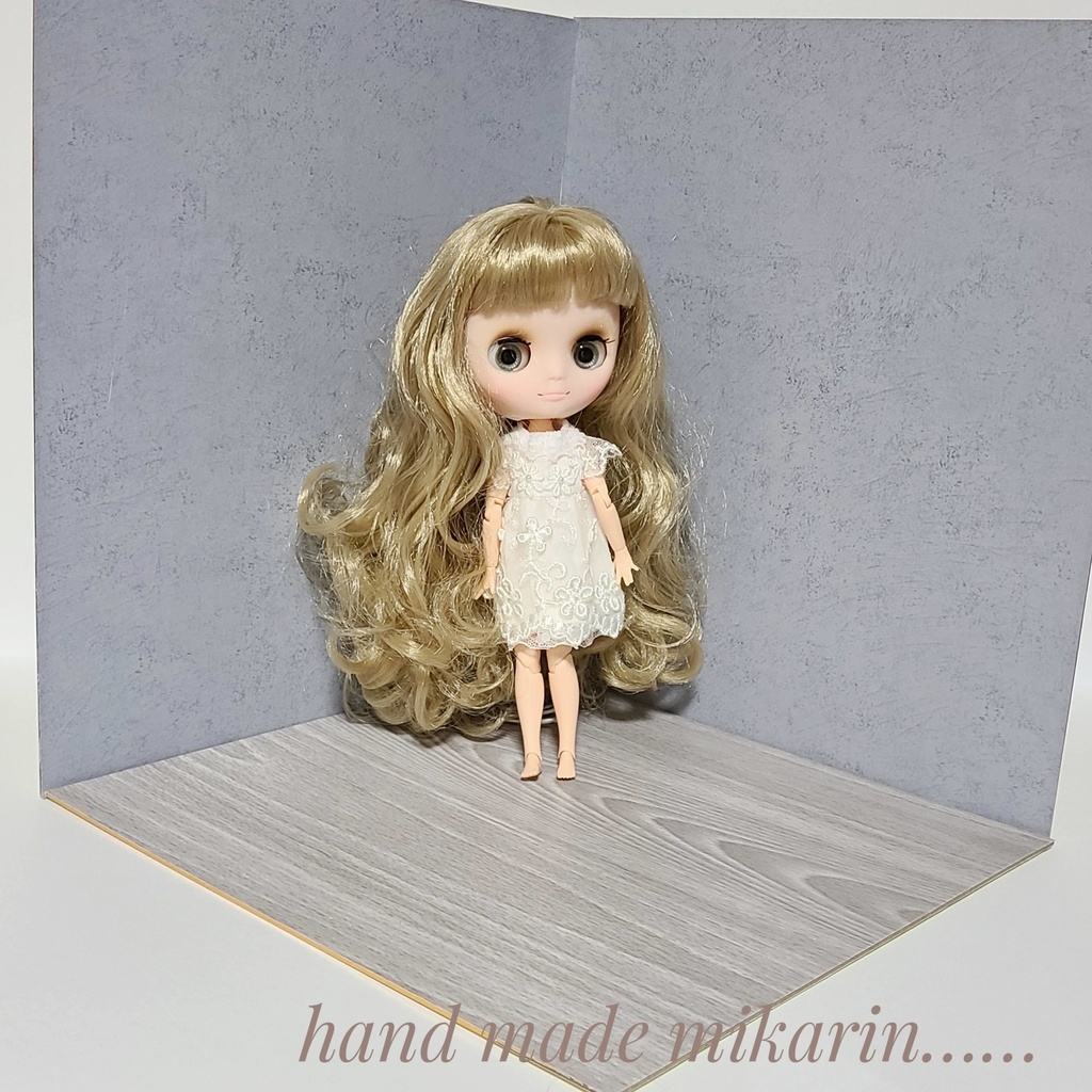 【送料込】撮影用背景ボード(モルタル風)【ドールハウス】