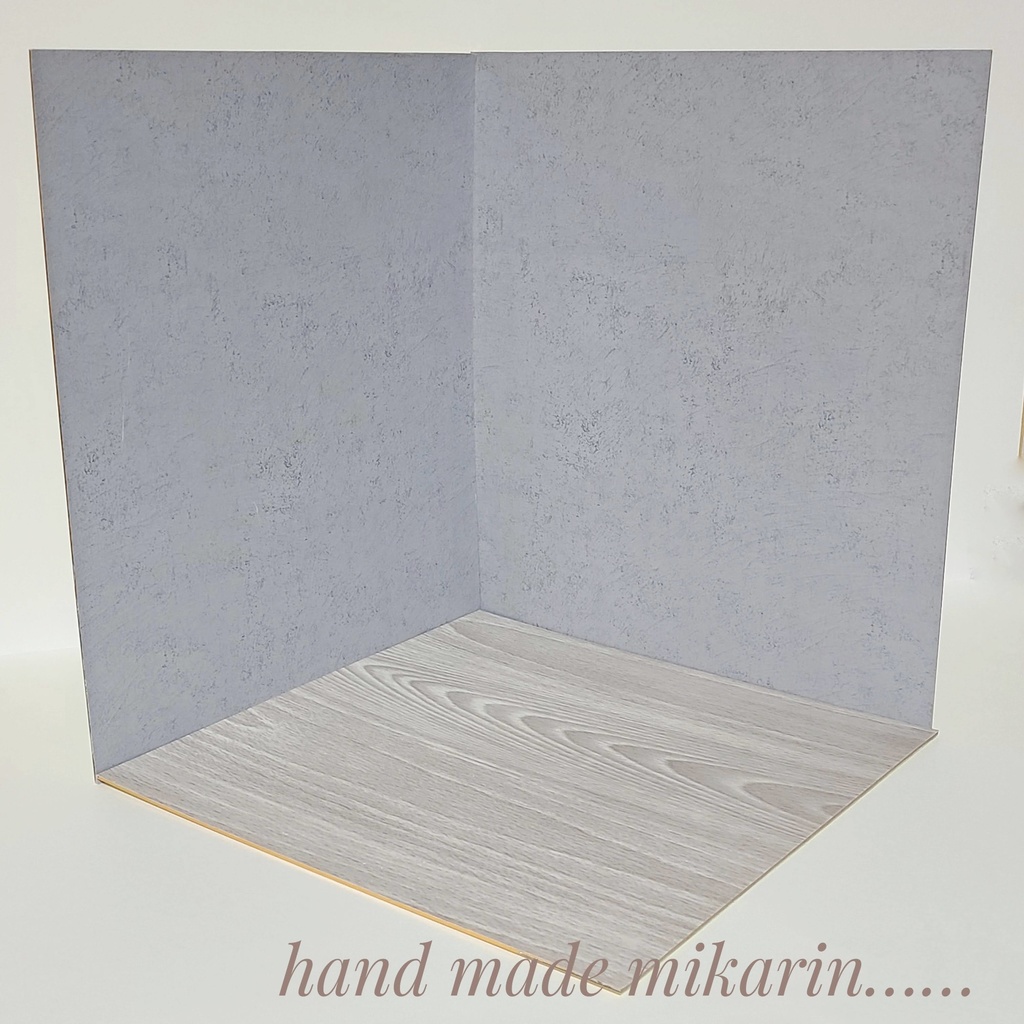 【送料込】撮影用背景ボード(モルタル風)【ドールハウス】