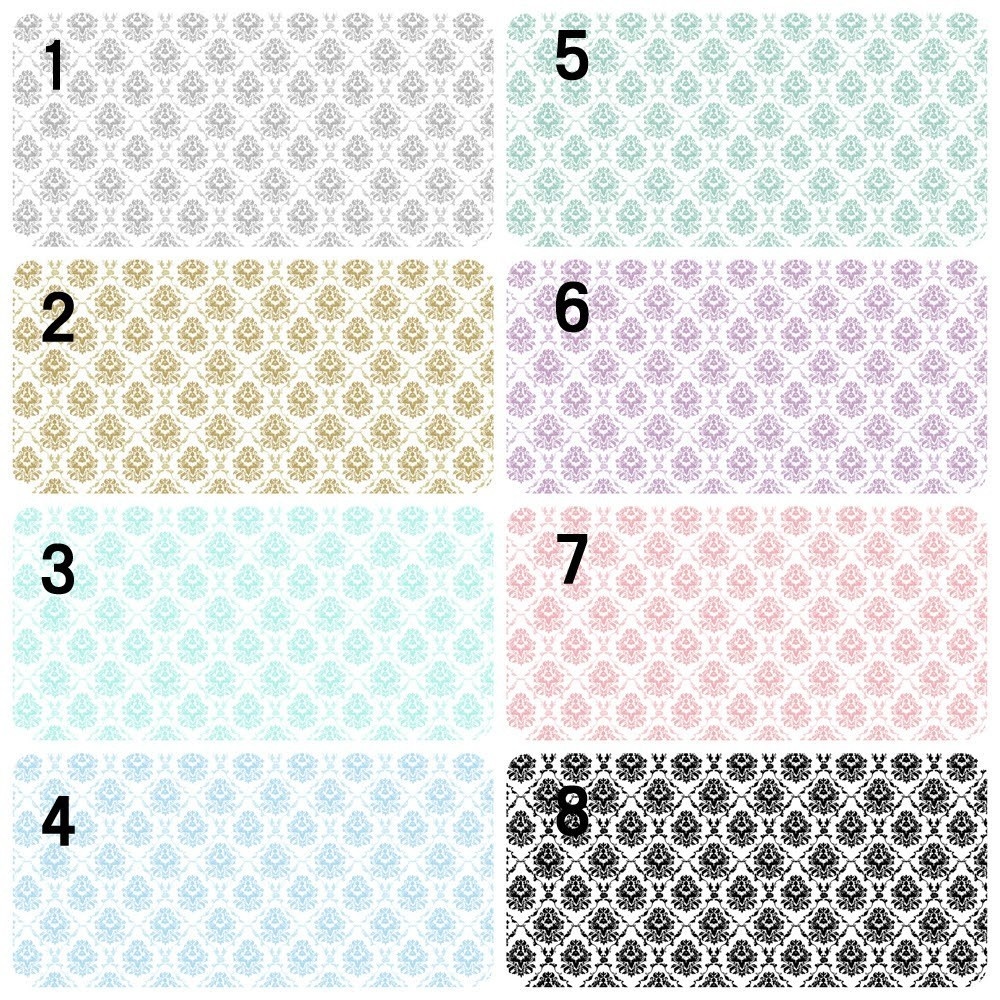 【送料込】背景撮影ボード(ダマスク)【ドールハウス】