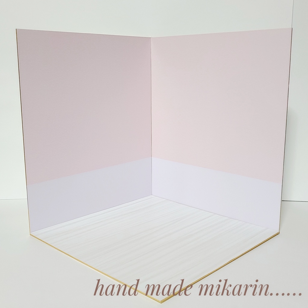 【送料込】背景撮影ボード(ピンク×パープル)【ドールハウス】