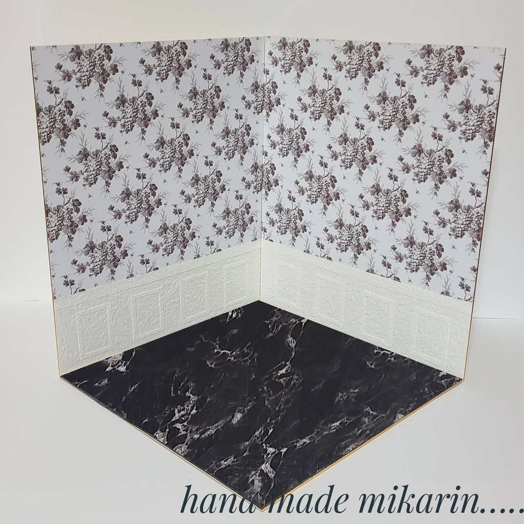 【送料込】背景撮影ボード(黒ぶどう)【ドールハウス】