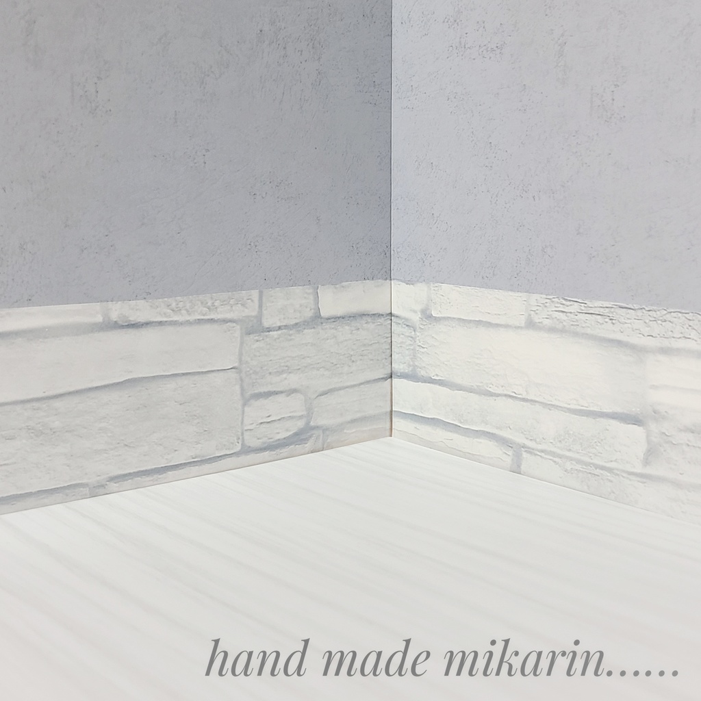 【送料込】背景撮影ボード(モルタル×レンガ)【ドールハウス】