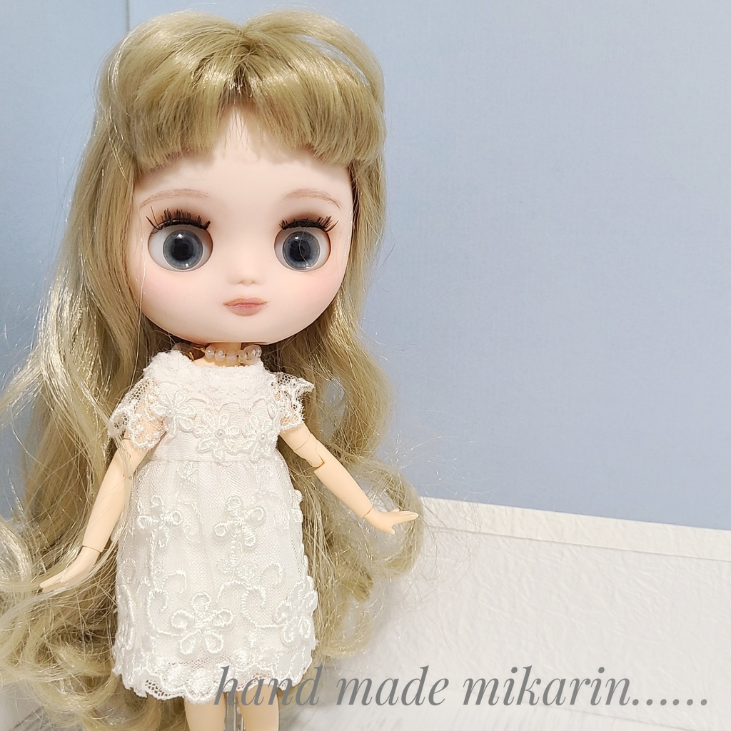 【送料込】背景撮影ボード(ブルー×ホワイト)【ドールハウス】