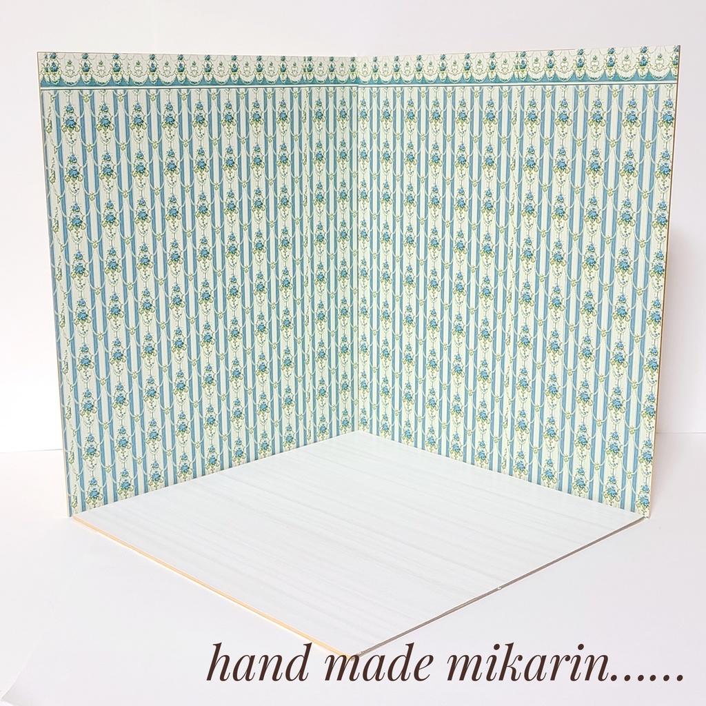 【送料込】背景撮影ボード(エレガント)【ドールハウス】