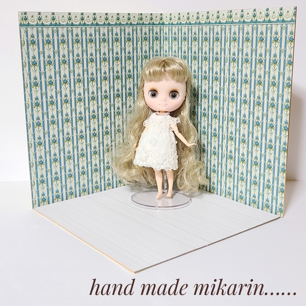 【送料込】背景撮影ボード(エレガント)【ドールハウス】