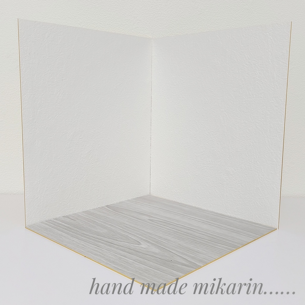 【送料込】背景撮影ボード（ホワイト⑤）【ドールハウス