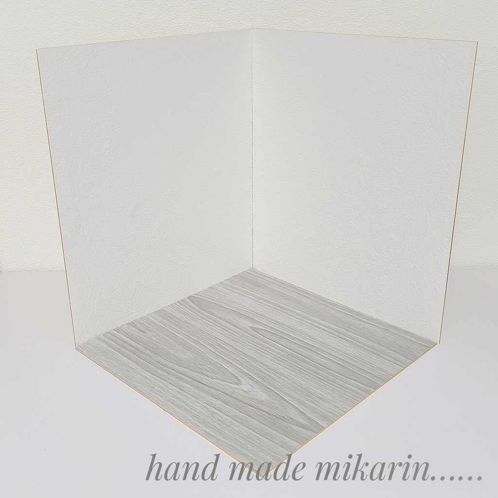 【送料込】背景撮影ボード(ホワイト⑤)【ドールハウス