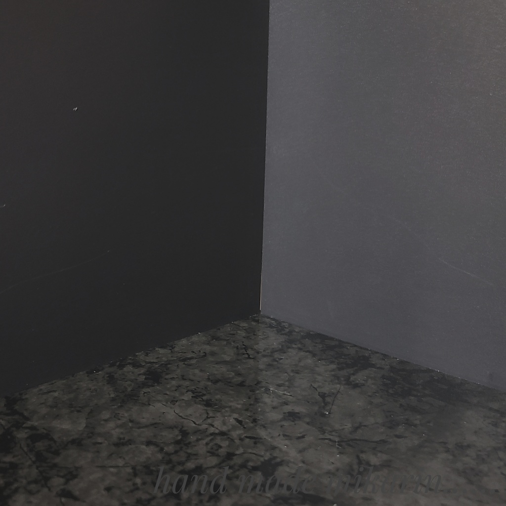 【送料込】背景撮影ボード(ブラック×黒大理石)【ドールハウス】