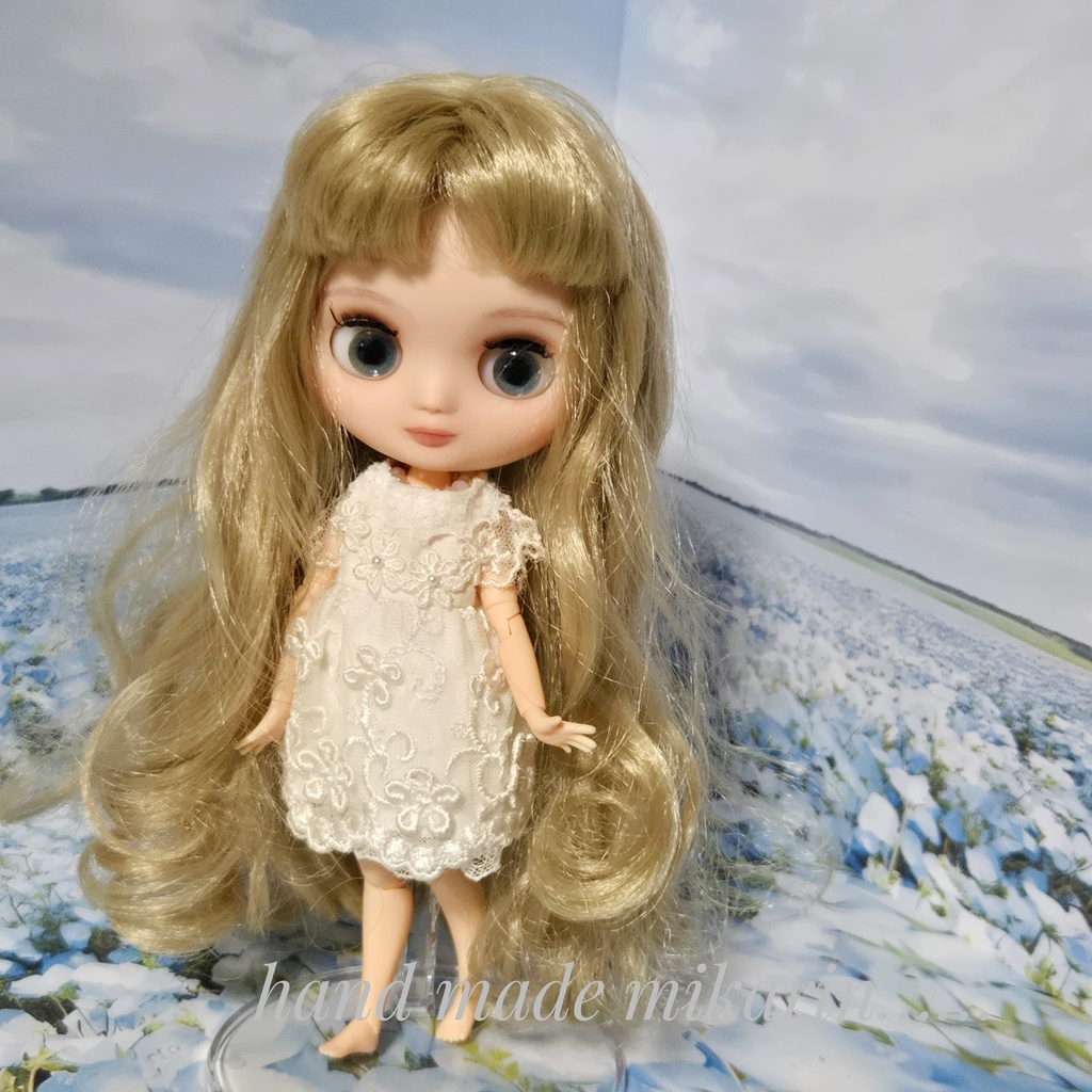 【送料込】背景撮影ボード(ネモフィラ)【ドールハウス】