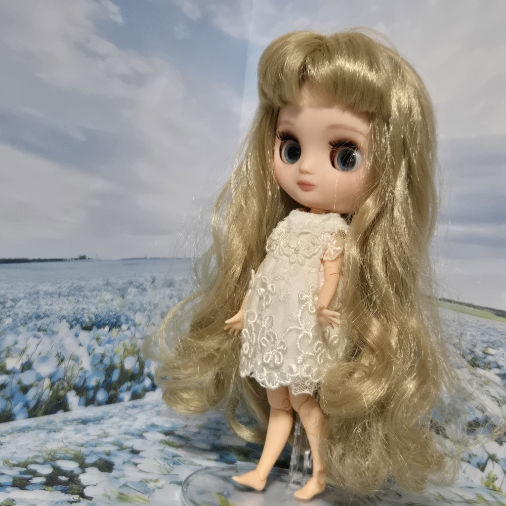 【送料込】背景撮影ボード(ネモフィラ)【ドールハウス】