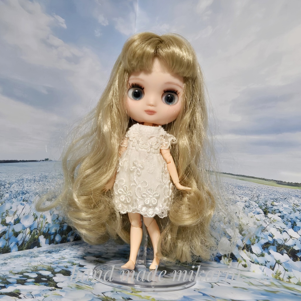 【送料込】背景撮影ボード(ネモフィラ)【ドールハウス】