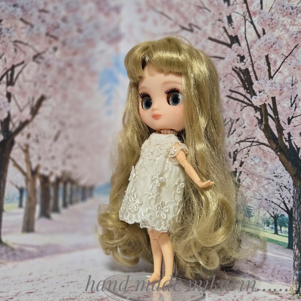 【送料込】背景撮影ボード(桜)【ドールハウス】