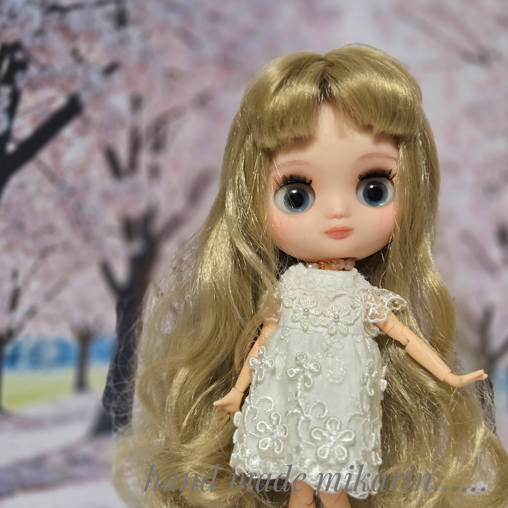 【送料込】背景撮影ボード(桜)【ドールハウス】