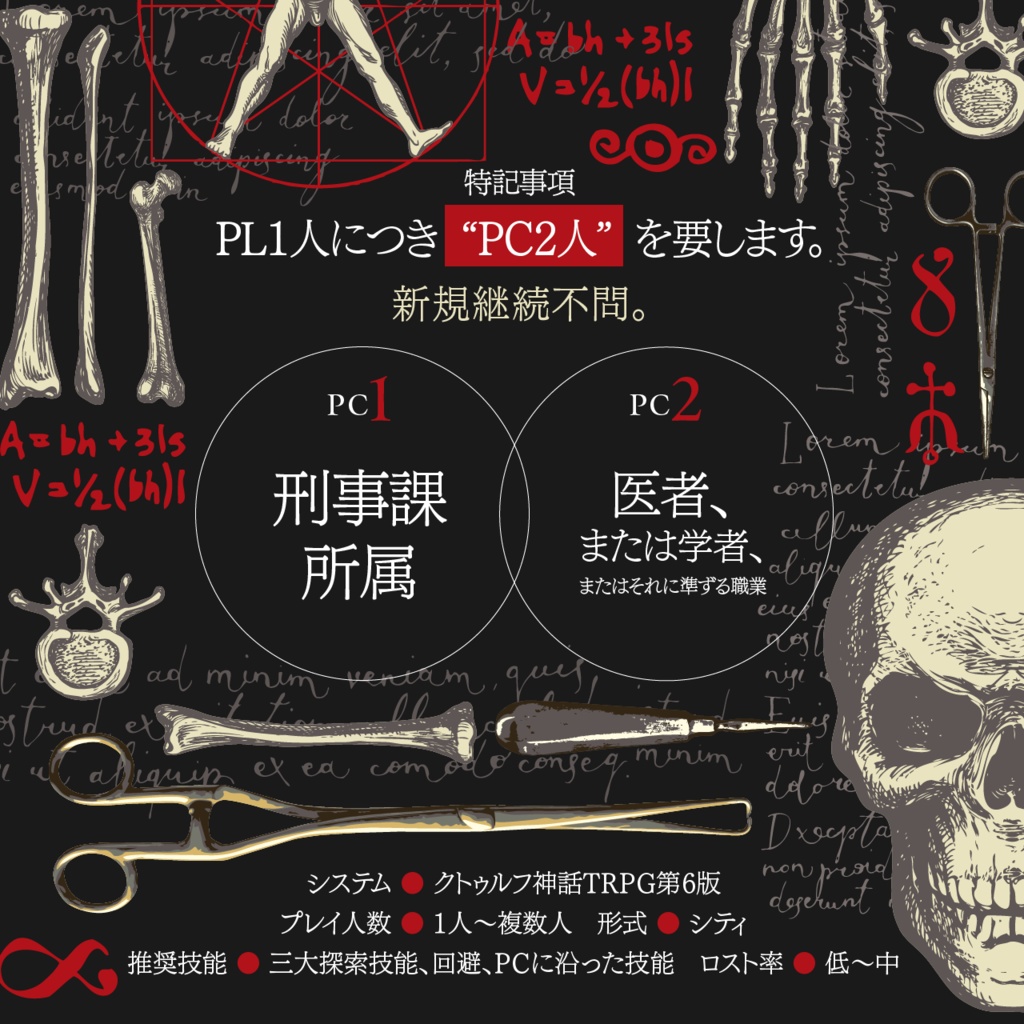 クトゥルフ神話TRPGシナリオ「1119-九ツ病院で起きた異変について」【SPLL:E195638】