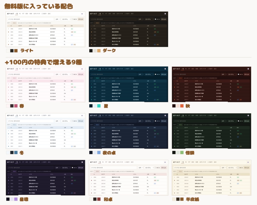 卓アーカイブーTRPGの記録をまるごと残すアプリ(Windows / Mac)