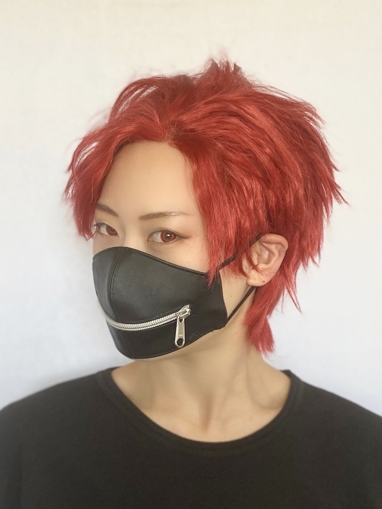 次回販売時間は12月 Mask Villainレザーマスク ファスナー付き