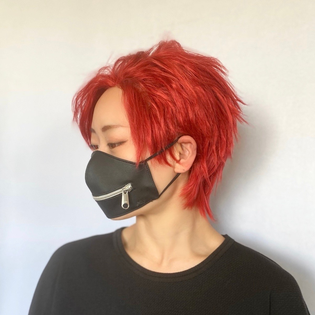 第3回目は12月から販売開始予定 【第2回】受注生産 Mask Villainレザーマスク ファスナー付き