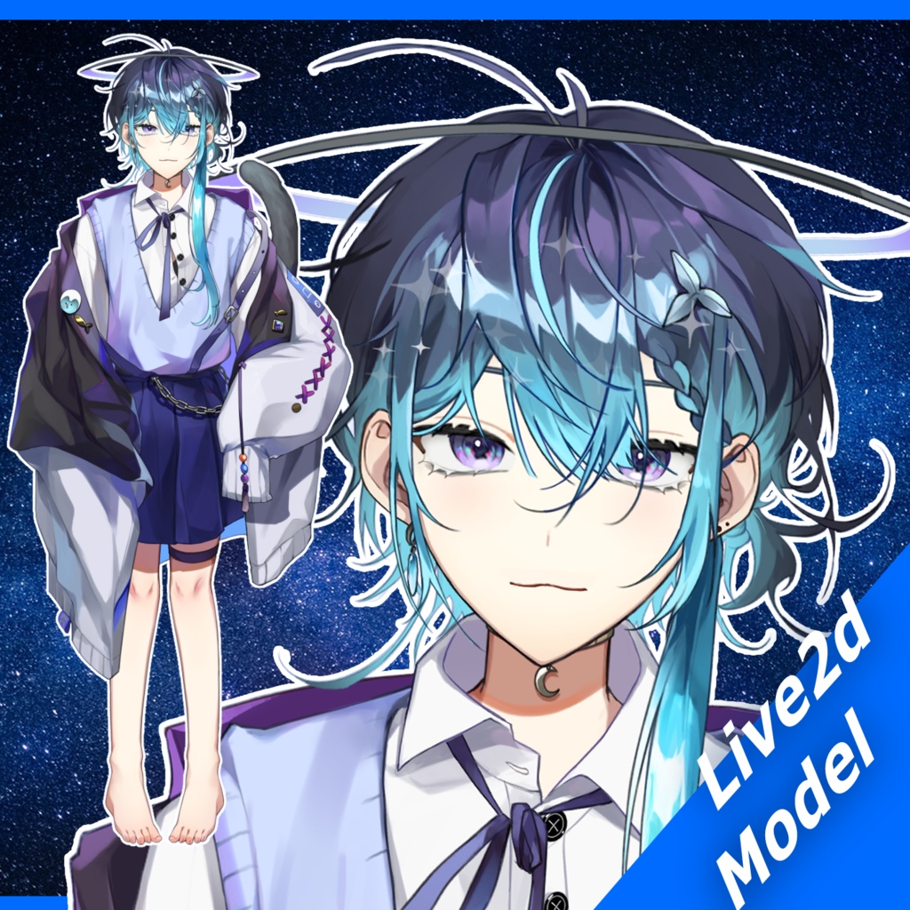 (FINAL Sale)【限定1点】Space Cat 【Live2dモデル】