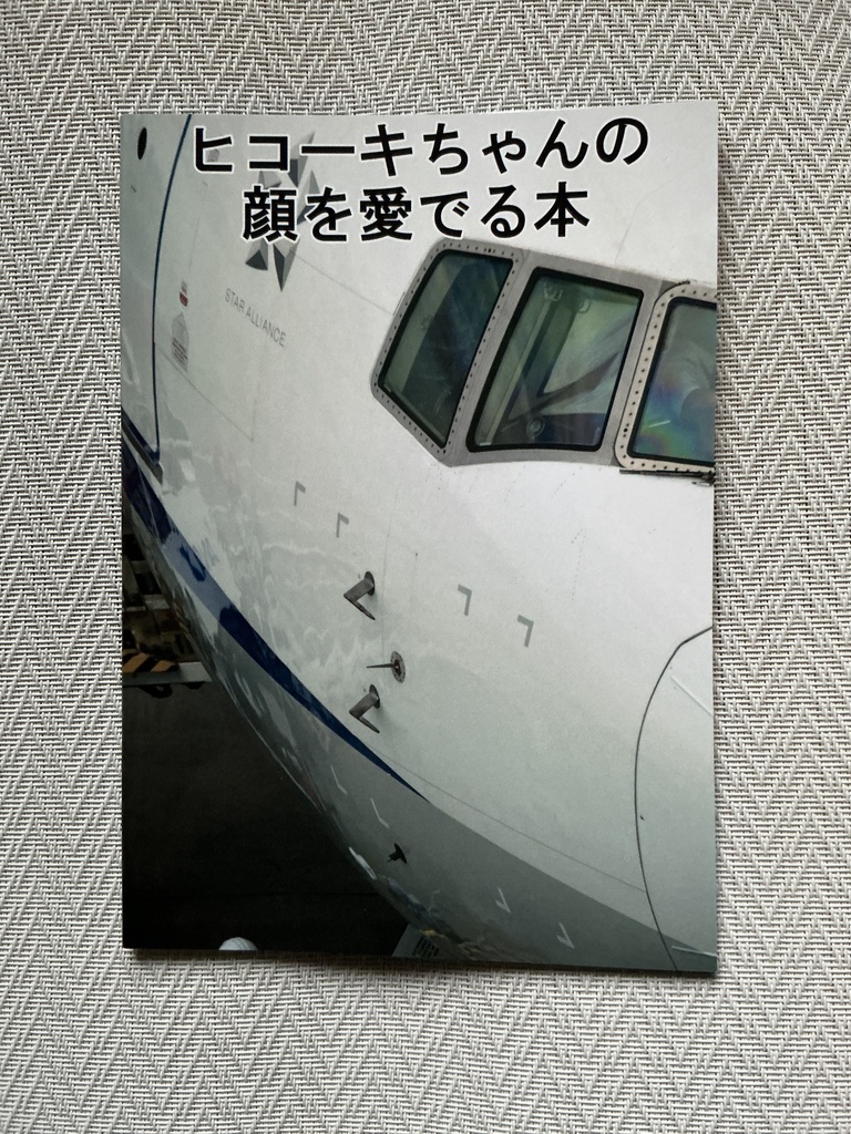 ヒコーキちゃんの顔を愛でる本
