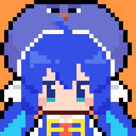 合成音声ドット絵アクリルキーホルダー