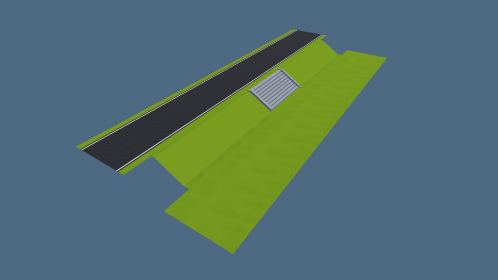 【VRChat】Riverbank Set / 河川敷再現アセット