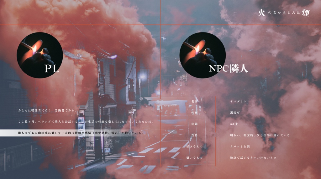 【エモクロアTRPG】火のないところに煙