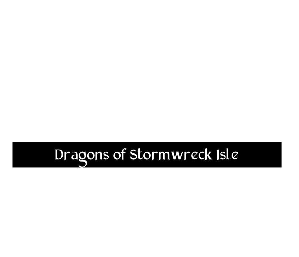 【D&D 5E】竜たちの島ストームレック非公式ロゴ