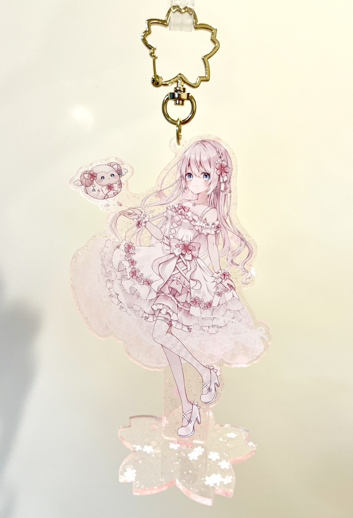 桜音ふう桜アクリルスタンド兼キーホルダー