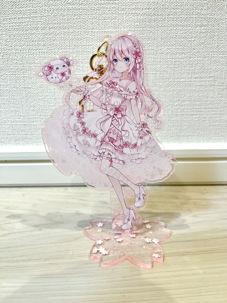 桜音ふう桜アクリルスタンド兼キーホルダー