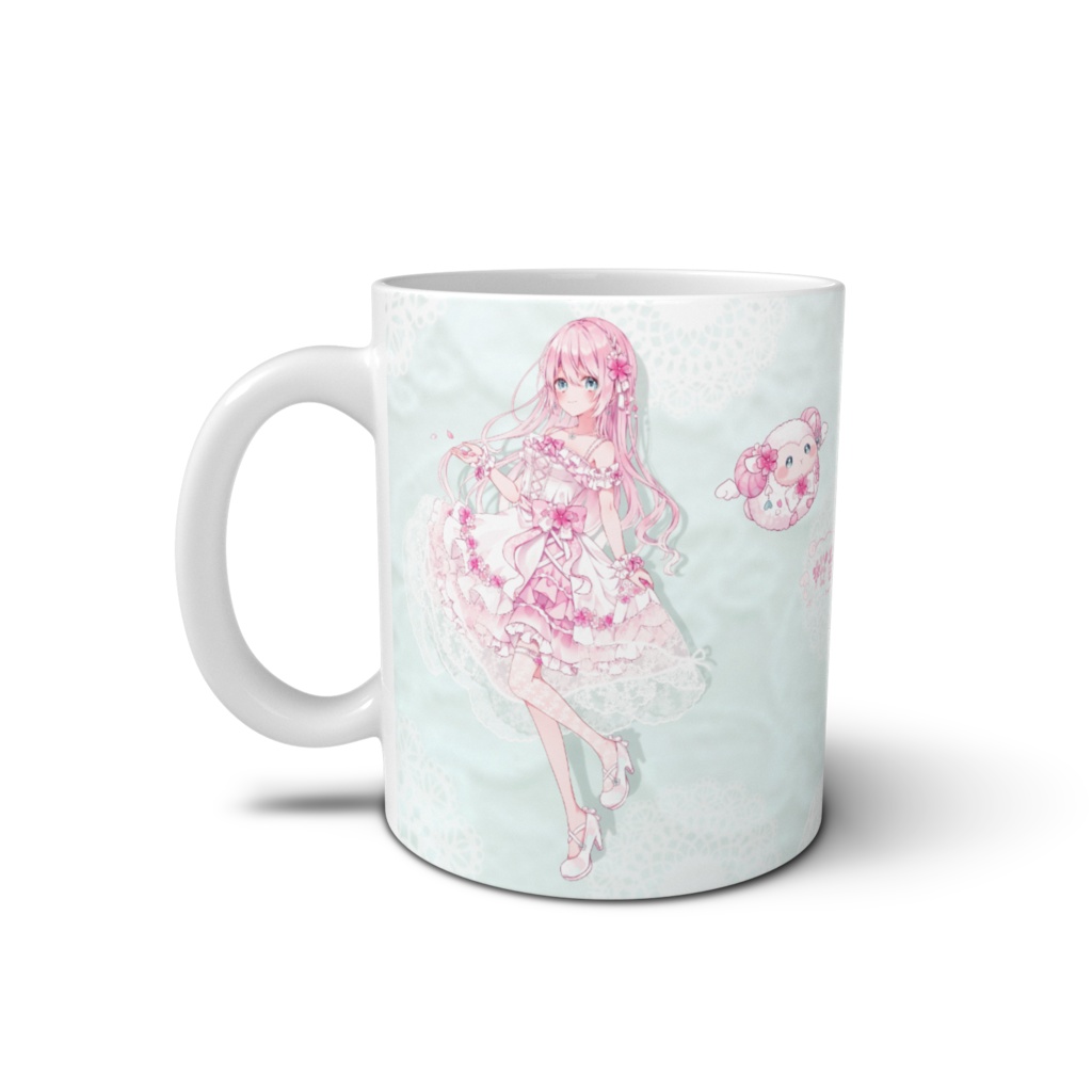 桜音ふうオリジナルマグカップ (カラー /水色・桜色(全2色))