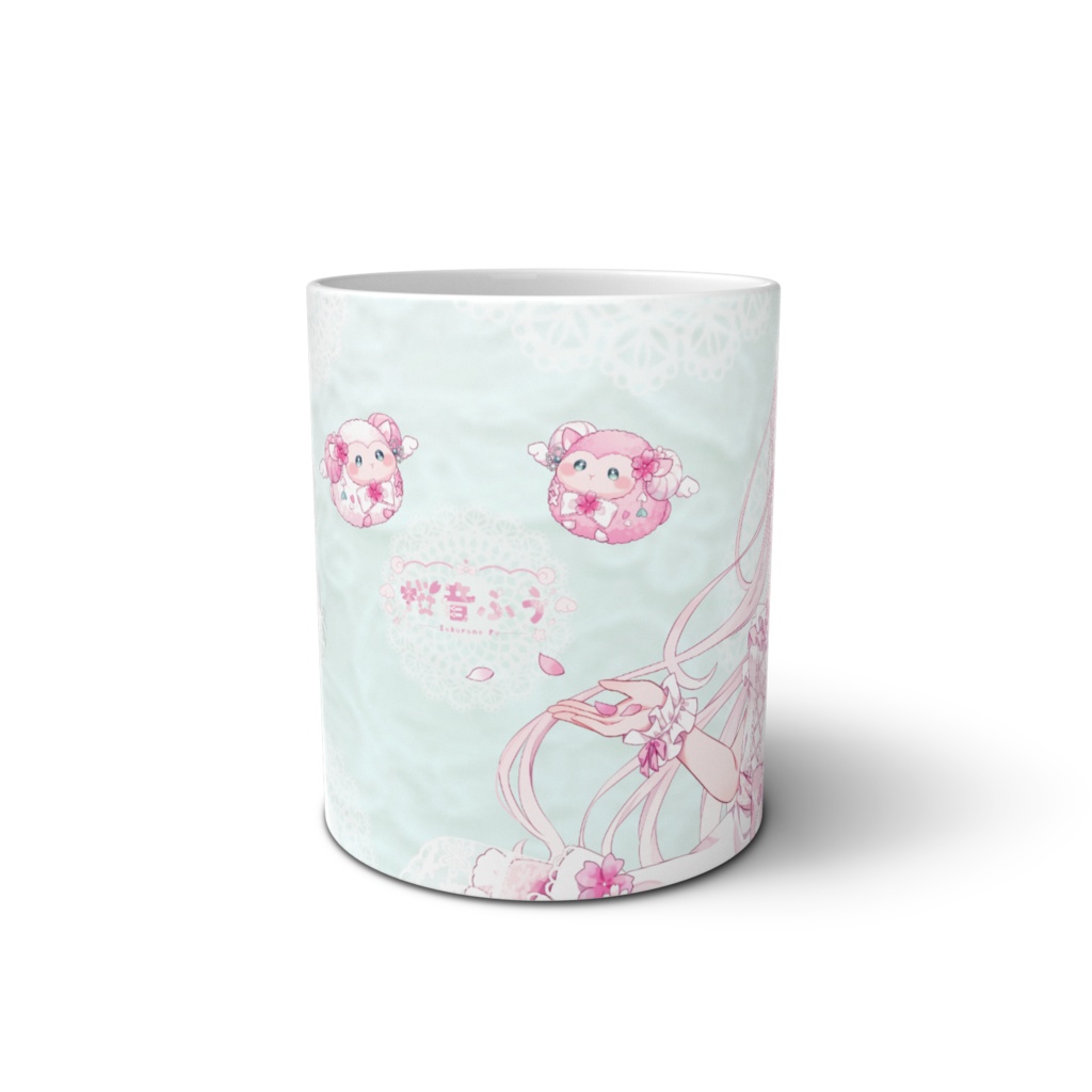 桜音ふうオリジナルマグカップ (カラー /水色・桜色(全2色))