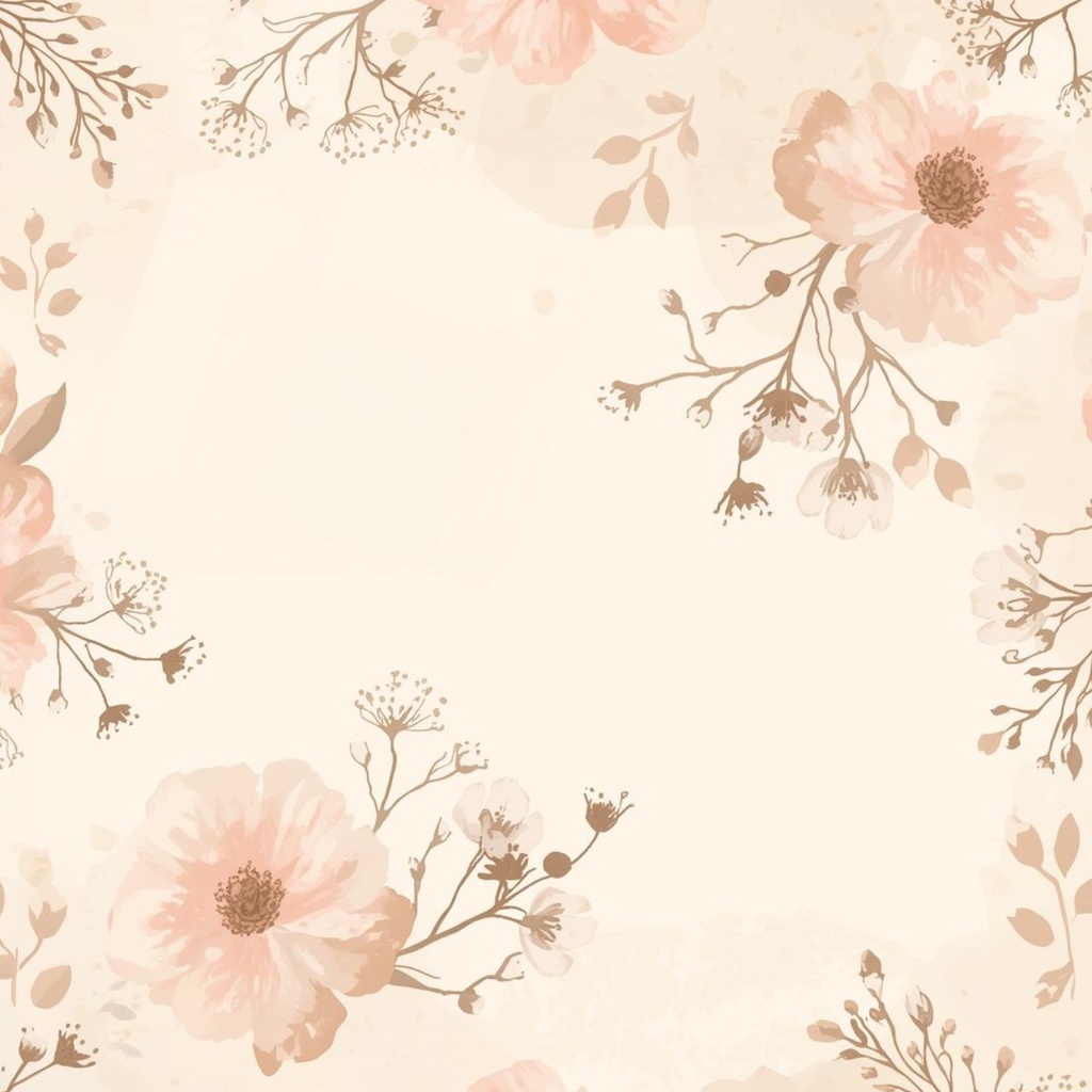 花柄 デジタルペーパー 4枚セット|flower Digital Paper