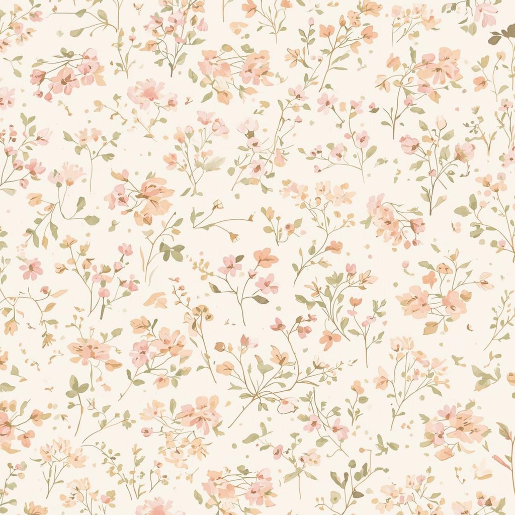 花柄 デジタルペーパー 4枚セット|flower Digital Paper