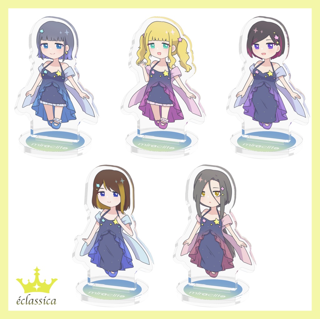 miracliteミニアクリルスタンド
