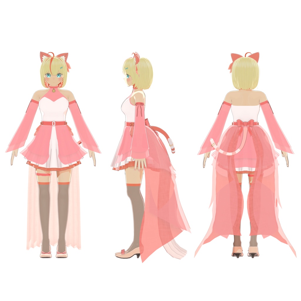 【VRChat対応】オリジナル3Dモデル「Serina(セリナ)」