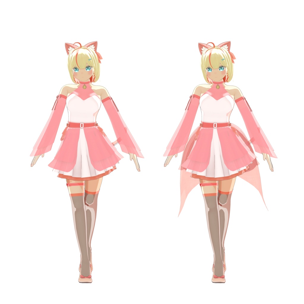 【VRChat対応】オリジナル3Dモデル「Serina(セリナ)」