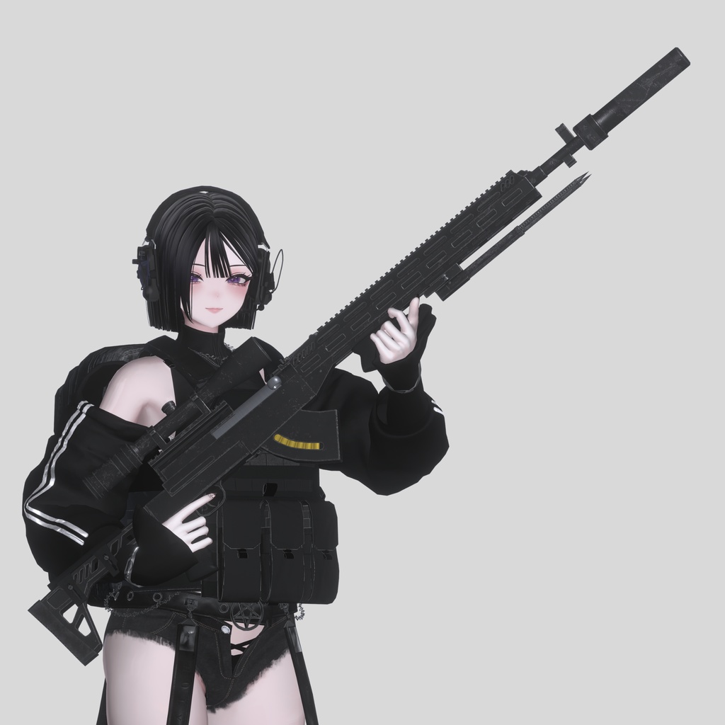 【MA対応】VRChat向け銃ギミック「SVT-40 - IRBIS」