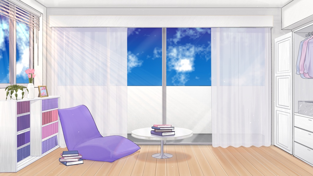 背景素材:配信部屋①